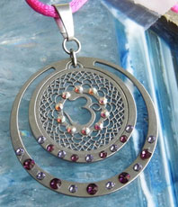   Sahasrara Kronenchakra Schmuck Anhänger      