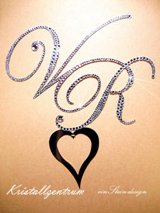 Schriftzug Tortenverzierung Hochzeit Geschenk aus Edelstahl einstein design decoration  ornament * Kristallzentrum **  