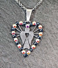  Engel Engel Amor Engel der liebe  Angels  Angels     ESOTERISCHER SCHMUCK einStein-design Edelstahlschmuck  Anhänger  Schmuck Symbol Jewellery  kristallzentrum energetik energethik esoterik jewellery jewelery jewelry pendant pendentif bijou bijoux  