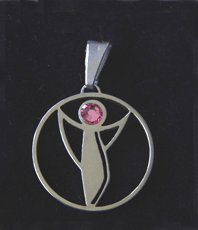  Schmuck Einstein design      Erzengel Chamuel	 Anhänger  Himmelsbote - Engel des rosa   Strahls  