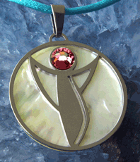  Schmuck Einstein design      Erzengel Chamuel	 Anhänger  Himmelsbote - Engel des rosa   Strahls  