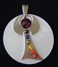       Engel Fortuna  Engel des 
          Glücks Edelstahlschmuck
           
 mit origonal Swarovski 
                 
 Kristallen besetzt in den
            
jeweiligen  Engelfarben    
                        ©einStein design                                                  
                                                                                                         
