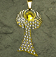   Engel   Fortuna  vergoldet    crystal  ©einStein design   