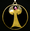    Engel   Fortuna  vergoldet      im Kreis   ©einStein design   