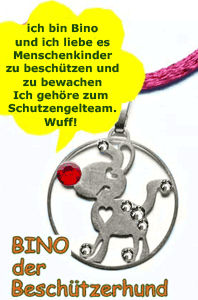   BINO, der Beschützerhund   liebt es, sein Menschenkind zu beschützen und zu bewachen    © einStein Design " 
                             
                             
                             
   