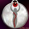 Anh&auml;nger  Schmuck  Schmuck crop circle  Edelstahl einstein design  *Esoterik*