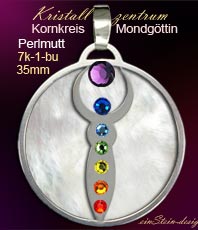 Anh&auml;nger Kornkreise MONDG&Ouml;TTIN Schmuck  Schmuck Crop Circles  Jewellery   jewelry   circleEdelstahl einstein design  *Esoterik*
