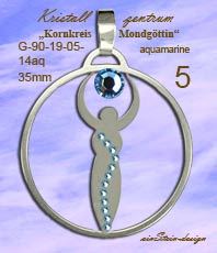 Anh&auml;nger Kornkreise MONDG&Ouml;TTIN Schmuck  Schmuck Crop Circles  Jewellery   jewelry   circleEdelstahl einstein design  *Esoterik*