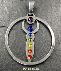 Anh&auml;nger Kornkreise MONDG&Ouml;TTIN Schmuck  Schmuck Crop Circles  Jewellery   jewelry   circleEdelstahl einstein design  *Esoterik*