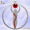 Anh&auml;nger Kornkreise MONDG&Ouml;TTIN Schmuck  Schmuck Crop Circles  Jewellery   jewelry   circleEdelstahl einstein design  *Esoterik*