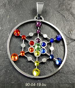 Kornkreissymbol Bewußtheit Bewusstheit Anhänger Kornkreise Schmuck Crop Circles Jewellery jewelry circle Edelstahl einstein design ** Kornkreis Bewusstheit