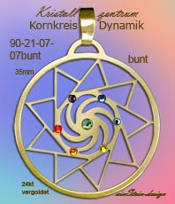  Anh&auml;nger Kornkreise Dynamik   Schmuck   Kristallzentrum ein stein design *Esoterik**