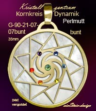  Anh&auml;nger Kornkreise Dynamik   Schmuck   Kristallzentrum ein stein design *Esoterik**