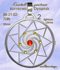  Anh&auml;nger Kornkreise Dynamik   Schmuck   Kristallzentrum ein stein design *Esoterik**