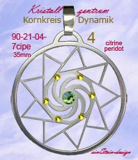  Anh&auml;nger Kornkreise Dynamik   Schmuck   Kristallzentrum ein stein design *Esoterik**