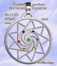  Anh&auml;nger Kornkreise Dynamik   Schmuck   Kristallzentrum ein stein design *Esoterik**