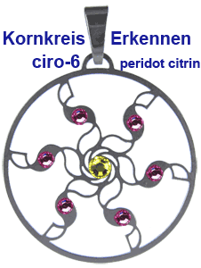  Anh&auml;nger Kornkreise Erkennen  Schmuck  ein stein design **