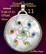 Kornkreise Erkennen Perlmuttscheibe   Schmuck Anh&auml;nger  Crop Circles  Jewellery   jewelry   circleEdelstahl einstein design 