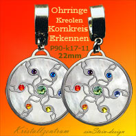 Kornkreise Erkennen Perlmuttscheibe   Schmuck Anh&auml;nger  Crop Circles  Jewellery   jewelry   circleEdelstahl einstein design 