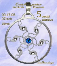 Kornkreise Erinnerung  Schmuck Anh&auml;nger  Crop Circles  Jewellery   jewelry   circleEdelstahl einstein design 