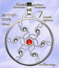Kornkreise Erinnerung  Schmuck Anh&auml;nger  Crop Circles  Jewellery   jewelry   circleEdelstahl einstein design 