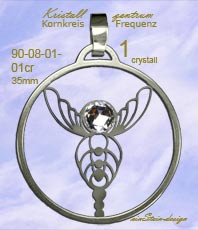 Kornkreise Frequenz  Schmuck Anh&auml;nger  Crop Circles  Jewellery   jewelry   circleEdelstahl einstein design 