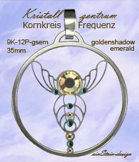 Kornkreise Frequenz  Schmuck Anh&auml;nger  Crop Circles  Jewellery   jewelry   circleEdelstahl einstein design 