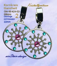 Kornkreise Ganzheit Schmuck Anh&auml;nger  Crop Circles  Jewellery   jewelry   circleEdelstahl einstein design 