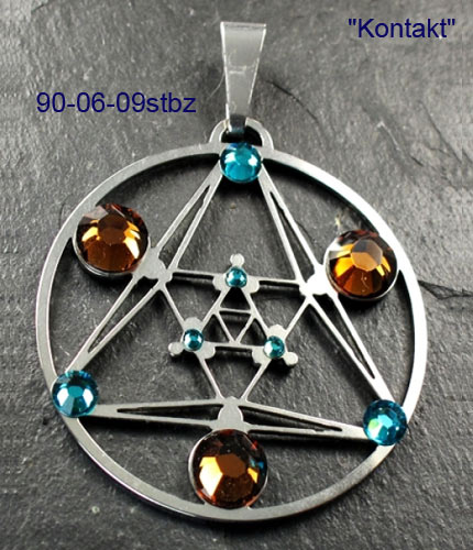  Kornkreise Kontakt  Kornkreissymbol Anh&auml;nger Schmuck Crop Circles Jewellery circle  Edelstahl einstein design   