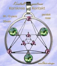  Kornkreise Kontakt  Kornkreissymbol Anh&auml;nger Schmuck Crop Circles Jewellery circle  Edelstahl einstein design   