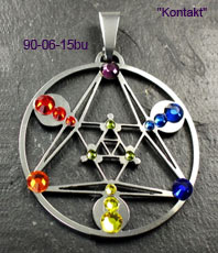  Kornkreise Kontakt  Kornkreissymbol Anh&auml;nger Schmuck Crop Circles Jewellery circle  Edelstahl einstein design   