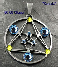  Kornkreise Kontakt  Kornkreissymbol Anh&auml;nger Schmuck Crop Circles Jewellery circle  Edelstahl einstein design   