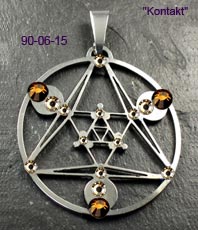  Kornkreise Kontakt  Kornkreissymbol Anh&auml;nger Schmuck Crop Circles Jewellery circle  Edelstahl einstein design   