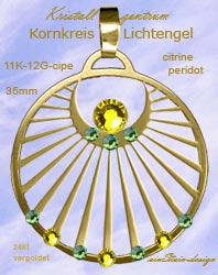 Lichtengel Kornkreis  Schmuck Anh&auml;nger  Einstein design  Crop Circles 