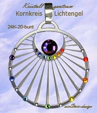 Lichtengel Kornkreis  Schmuck Anh&auml;nger  Einstein design  Crop Circles 