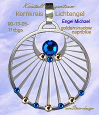 Lichtengel Kornkreis  Schmuck Anh&auml;nger  Einstein design  Crop Circles 