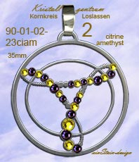 Loslassen Kornkreis Amulett Schutzamulett Kristall Zentrum Klosterneuburg Perlmutt vergoldet Schmuck Ein Stein design  Crop Circles  Jewellery   jewelry   circle