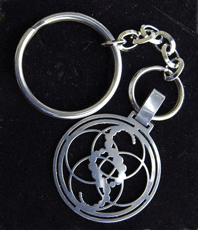   Kornkreise     Reichtum    Schlüsselanhänger    Kornkreissymbol Anhänger Schmuck Crop Circles Jewellery circle  Edelstahl einstein design kristallzentrum energetik energethik esoterik  Schmuck jewellery jewelery jewelry pendant pendentif bijou bijoux 