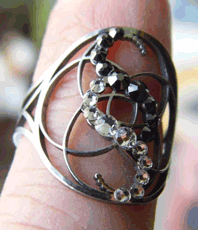   Kornkreise    Ring   Reichtum   Kornkreissymbol Anhänger Schmuck Crop Circles Jewellery circle  Edelstahl einstein design kristallzentrum energetik energethik esoterik  Schmuck jewellery jewelery jewelry pendant pendentif bijou bijoux 