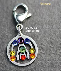 &Uuml;bergang Anh&auml;nger Kornkreise  Schmuck   Kristallzentrum   ein stein design Kornkreissymbol Crop Circles  Jewellery   jewelry   circle *Esoterik*