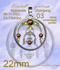 Anh&auml;nger Kornkreise  &Uuml;bergang  ein stein design  Schmuck Kornkreissymbol Schmuck Crop Circles  Jewellery   jewelry   circle