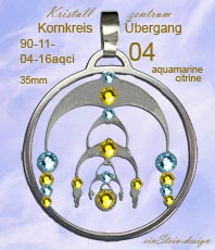  &Uuml;bergang Anh&auml;nger Kornkreise  Schmuck   Kristallzentrum   ein stein design Kornkreissymbol Crop Circles  Jewellery   jewelry   circle*Esoterik*