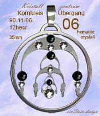  &Uuml;bergang Anh&auml;nger Kornkreise  Schmuck   Kristallzentrum   ein stein design Kornkreissymbol Crop Circles  Jewellery   jewelry   circle*Esoterik*