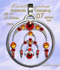  &Uuml;bergang Anh&auml;nger Kornkreise  Schmuck   Kristallzentrum   ein stein design Kornkreissymbol Crop Circles  Jewellery   jewelry   circle*Esoterik*