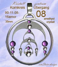  &Uuml;bergang Anh&auml;nger Kornkreise  Schmuck   Kristallzentrum   ein stein design Kornkreissymbol Crop Circles  Jewellery   jewelry   circle*Esoterik*