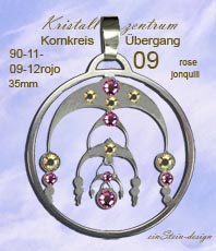  &Uuml;bergang Anh&auml;nger Kornkreise  Schmuck   Kristallzentrum   ein stein design Kornkreissymbol Crop Circles  Jewellery   jewelry   circle*Esoterik*