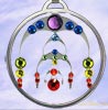  &Uuml;bergang Anh&auml;nger Kornkreise  Schmuck   Kristallzentrum   ein stein design Kornkreissymbol Crop Circles  Jewellery   jewelry   circle*Esoterik*