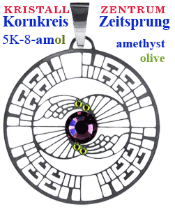 Anh&auml;nger Kornkreise Zeitsprung   Schmuck    einstein design   