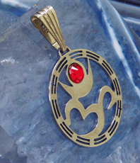    OM       ESOTERISCHER SCHMUCK einStein-design Edelstahlschmuck  Anhänger  Schmuck Symbol    Jewellery       kristallzentrum energetik energethik esoterik    jewellery jewelery jewelry pendant pendentif bijou bijoux   Ursilbe der Schöpfung      