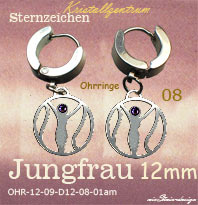     Jungfrau   Ohrringe Kreolen   einstein design   Sternzeichen    Tierkreiszeichen Amulett Anh&auml;nger Sternkreiszeichen Wien 21 Bezirk Kristallzentrum   Schmuck  jewelery jewels   decoration *ornament *  
